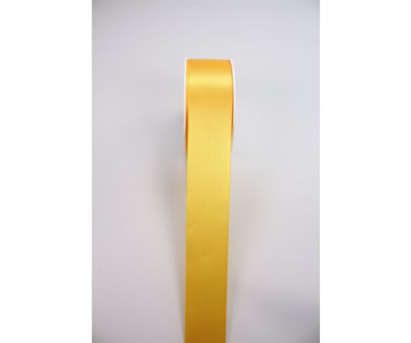 Stuha saténová 15 mm 25 m - žlutá