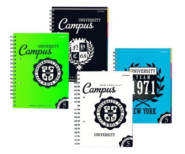 Blok spirálový B5 160l University čtv.