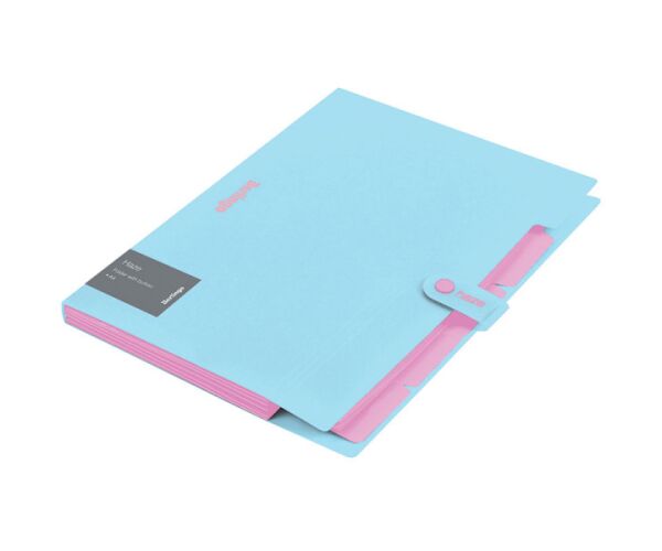 Desky s klipem Berlingo Haze modré A4