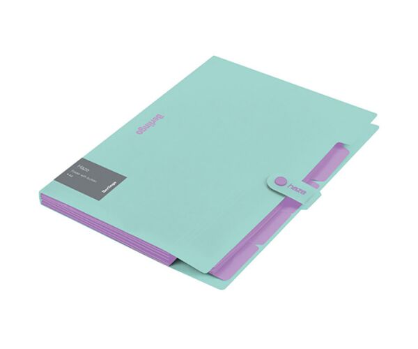 Desky s klipem Berlingo Haze zelené A4