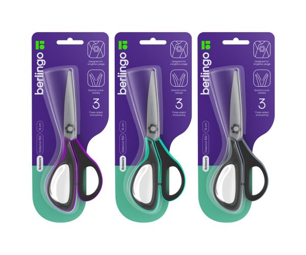 Kancelářské nůžky Berlingo Easycut 350 - 15 cm