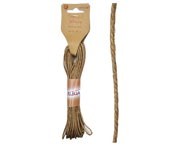 Provázek jutový 3 mm x 10 m