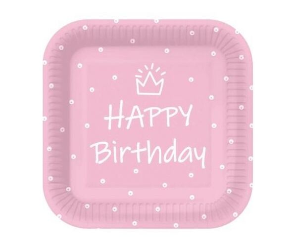 Papírový talíř hranatý - Special Day