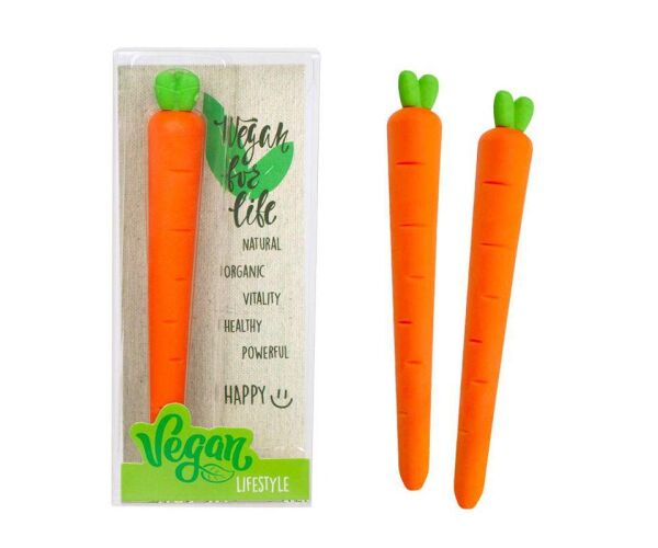 Dekorační pryž Mrkev