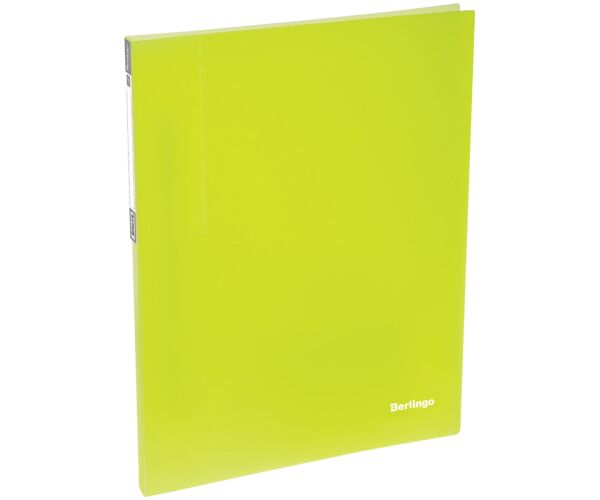 Pořadač Berlingo Neon žlutý - A4 pružinová rychlosvorka