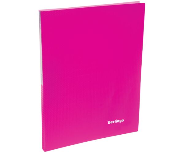 Pořadač Berlingo Neon růžový - A4 rychlosvorka