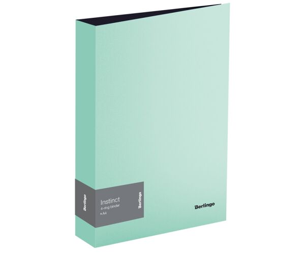 Pořadač Berlingo Instinct Mint/Black- A4 4 kroužky