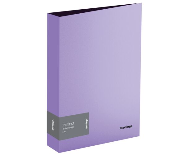 Pořadač Berlingo Instinct Lavender/Black- A4 4 kroužky