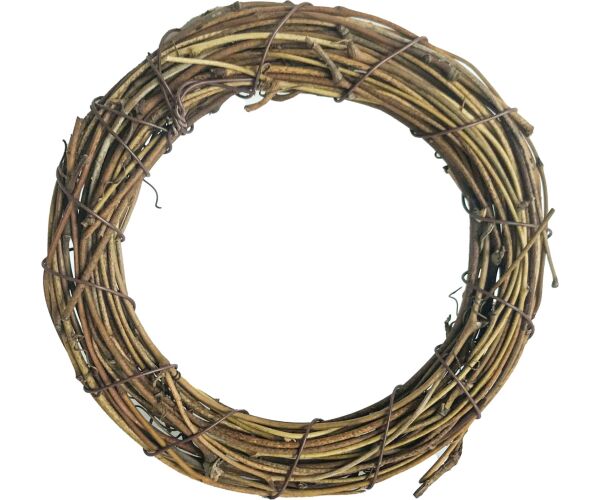 Dekorace - ratanový věnec 12 cm
