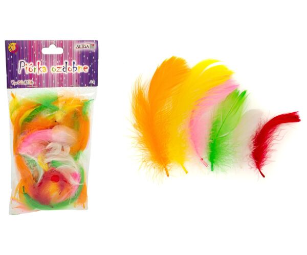 Peříčka dekorační mix 2g