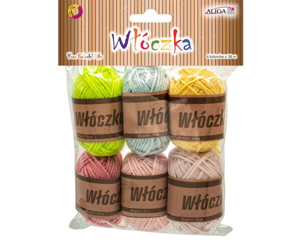 Bavlnky barevné 6 x 38 m