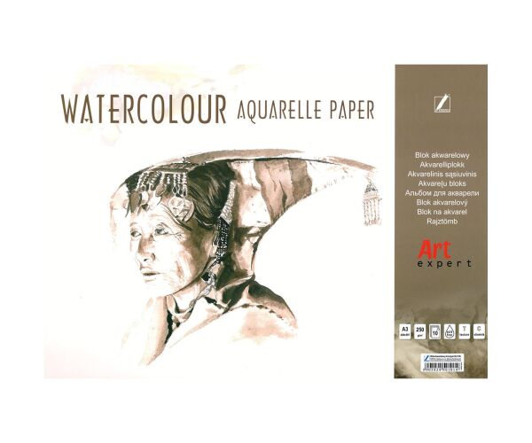 Akvarelový blok Art expert A3 250g