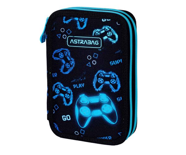 Penál 2 zipy Go Playing - prázdný