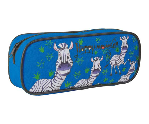 Pouzdro Zebra - modré,zelené