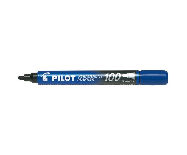 Permanentní popisovač Pilot 100 - modrý