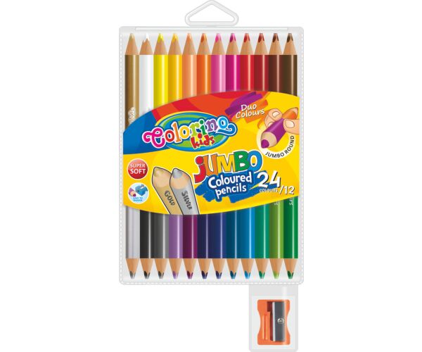 Colorino pastelky Jumbo Duo 24 barev