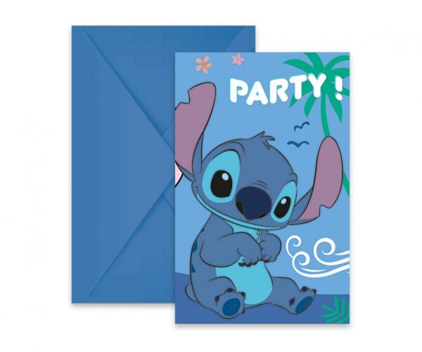 Pozvánky 6 ks STITCH