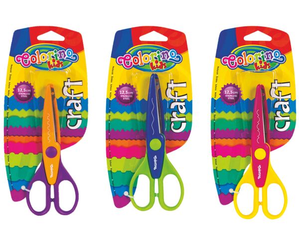 Colorino dětské nůžky Craft 12,5 cm