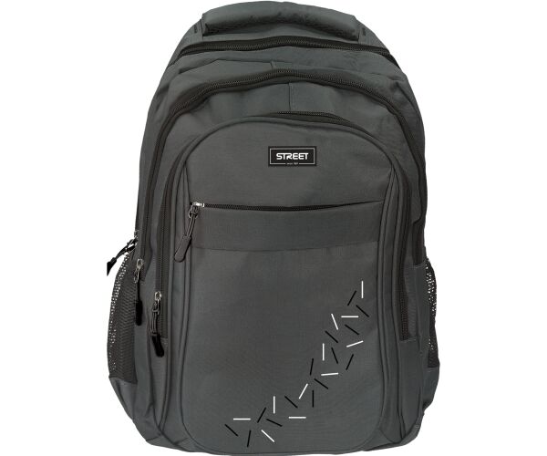 Studentský batoh Round Minimalistic Ash