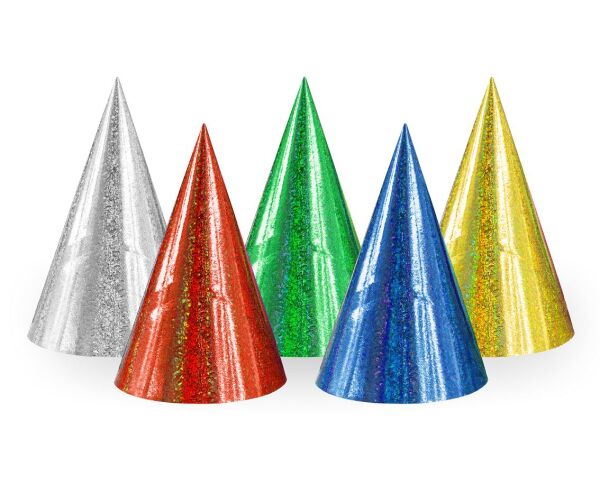 Párty čepička HOLOGRAM 1 ks