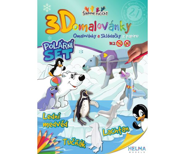 3D omalovánky Polární set