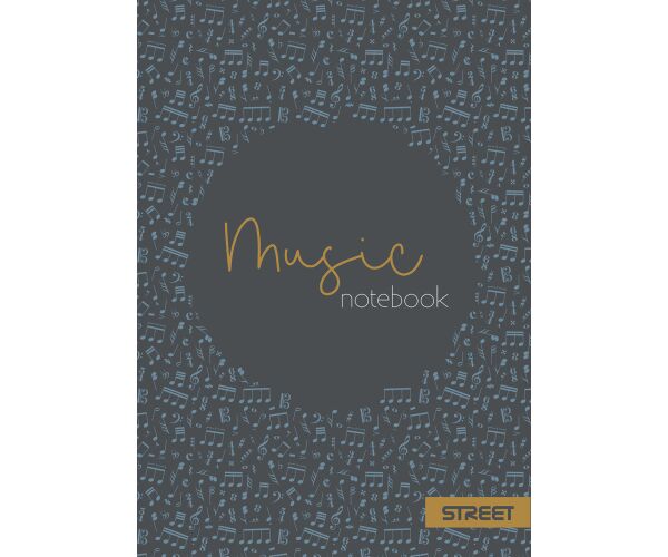 Notový sešit A4 16 listů Music
