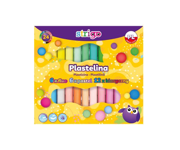 Plastelína STRIGO 24 barev
