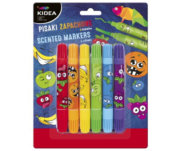 Voňavé fixy Kidea DUO 6 barev