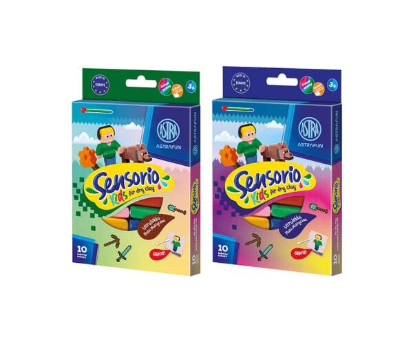 ASTRAFUN modelovací hmota odlehčená PIXEL 10 barev