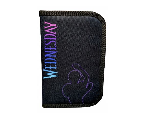 Penál 1 zip 2 kl Wednesday  - prázdný