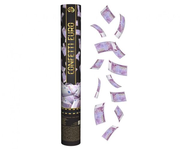 Konfety vystřelovací 40 cm bankovky Euro