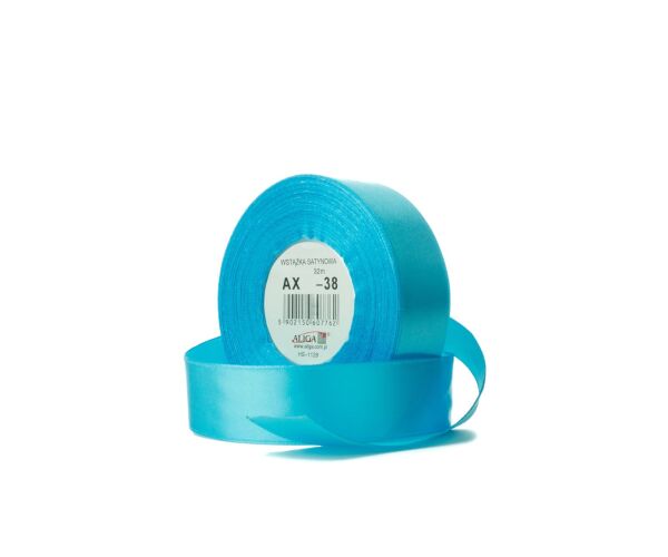 Atlasová stuha 06 mm modrá - 38
