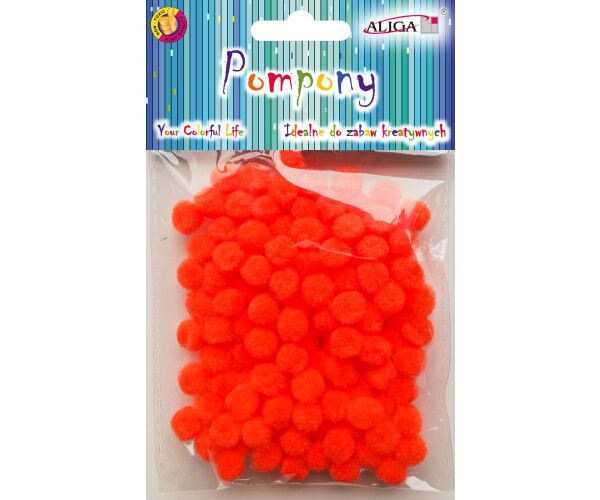 Bambule oranžové 1 cm 120 ks