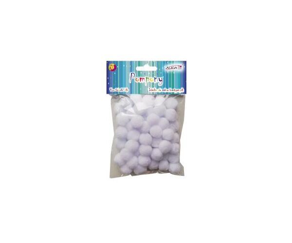 Bambule bílé 2 cm 60 ks