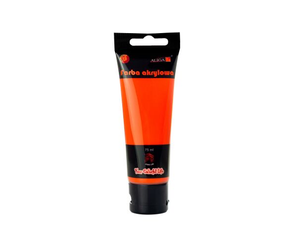 Akrylová barva 75 ml oranžová FT-204