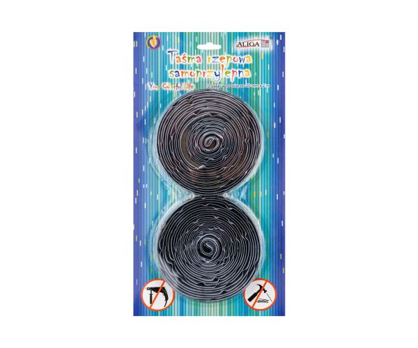 Suché zipy - lepící páska 20 mm x 20 m 2 ks černá