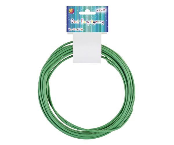 Drátek flóristický 2,5 mm x 5 m zelený