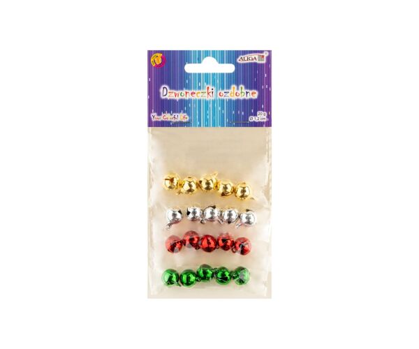 Rolničky MIX barev 1,2 cm 20 ks