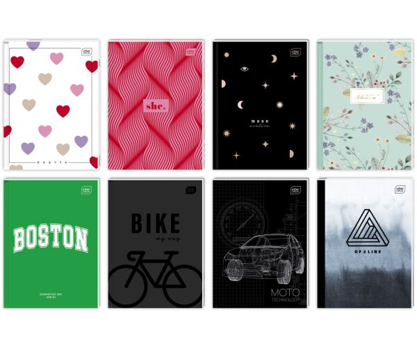 Záznamní kniha A5 96l čtvereček