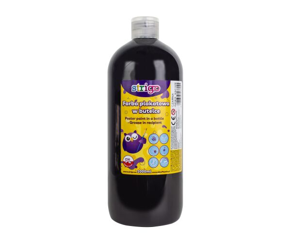Temperová barva STRIGO 1000 ml - černá