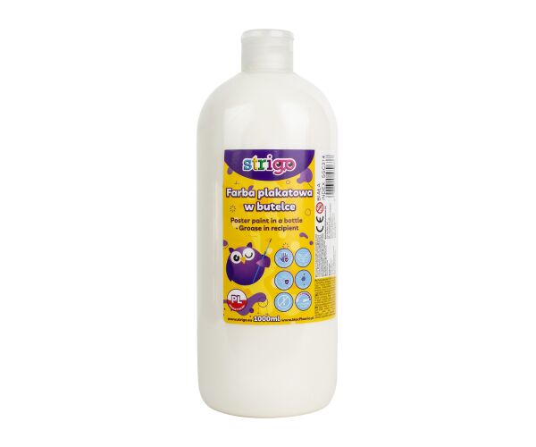Temperová barva STRIGO 1000 ml - bílá