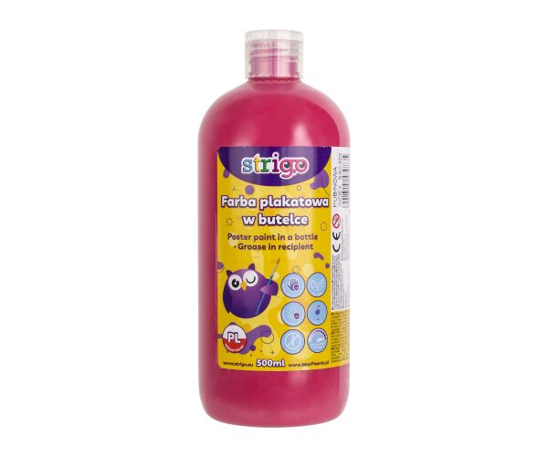 Temperová barva STRIGO 500 ml - rubínová