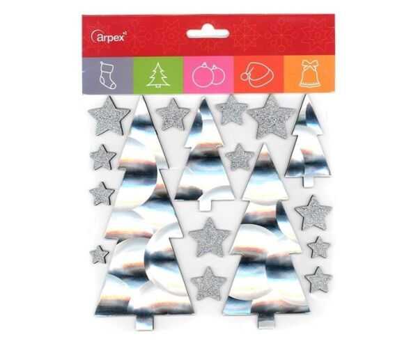 Vánoční samolepka na sklo NR0509