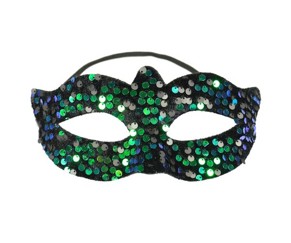 Párty škraboška s flitry