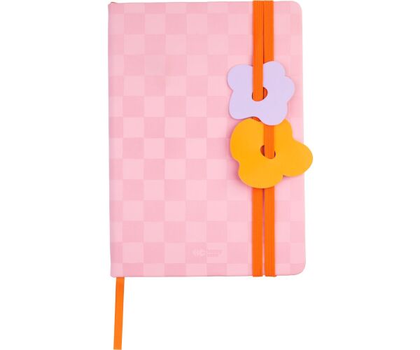 Notes s gumou BLOOM A5 80g/m2 80 listů DOTS