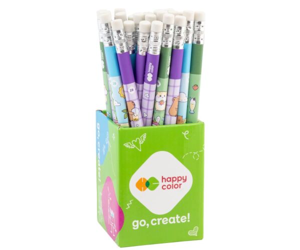 Tužka s gumou trojhranná JUMBO KAPYBARA 2B