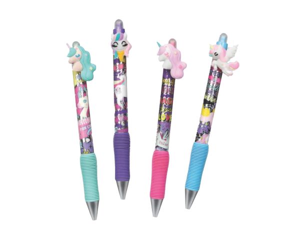 Gumovací pero Colorino Rainbow Unicorn s gumovým úchopem