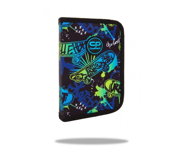 Penál 1 zip Clipper SKATE NIGHT - prázdný