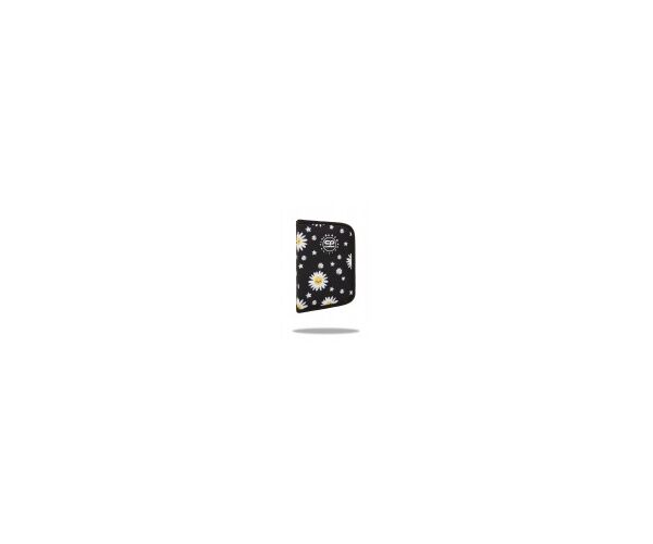 Penál 1 zip Clipper DAISY BLACK - prázdný
