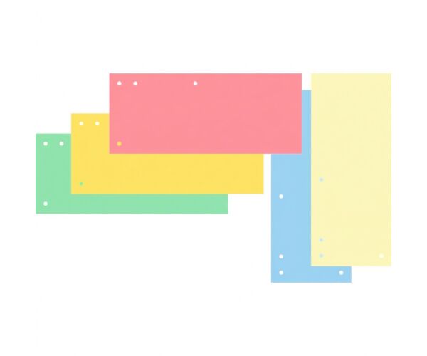 Rozřaďovač kartonový PASTEL 100 listů mix barev